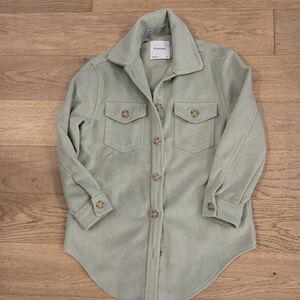 Green Button-Up Jacket